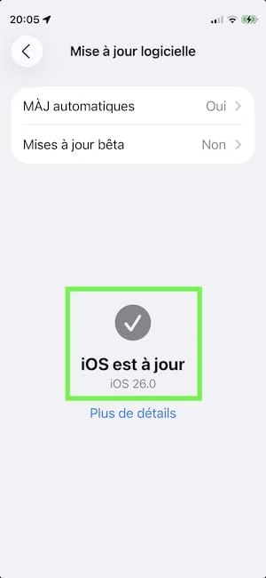 ios 26 iphone telecharger update