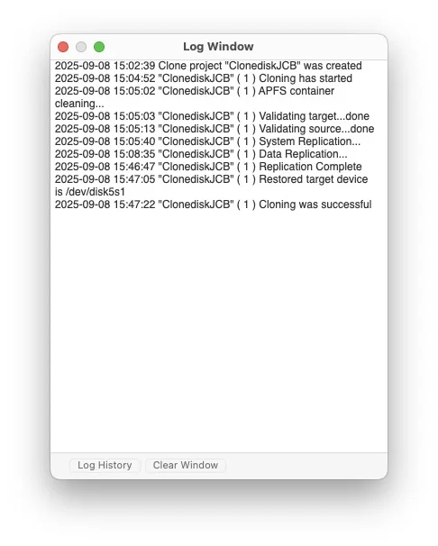 copie disque a disque mac