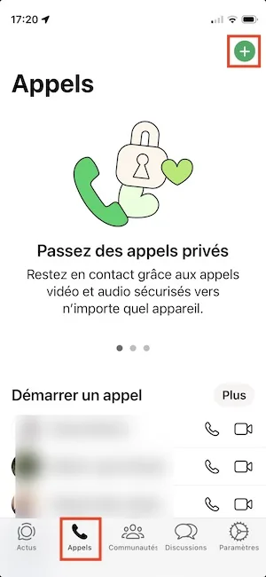 Comment programmer un appel WhatsApp sur iPhone (audio/vidéo) 1 planifier appel whatsapp iphone