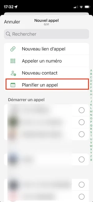Comment programmer un appel WhatsApp sur iPhone (audio/vidéo) 2 programmer un appel whatsapp