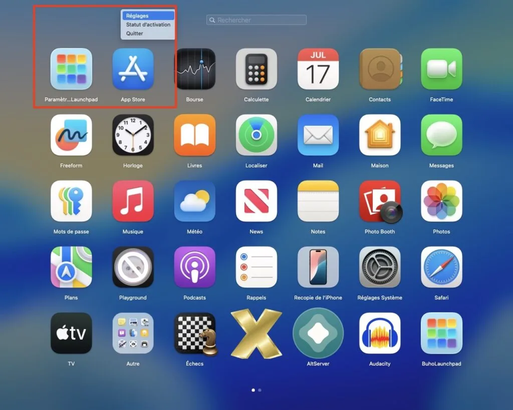 configuration buholaunchpad mac