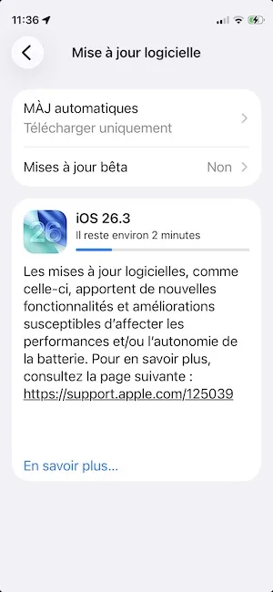 Télécharger iOS 26.3 pour iPhone (liens directs IPSW) 2 download ios 26.3 iphone