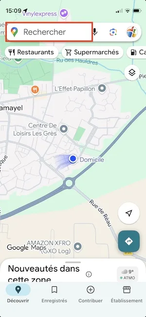 google maps iphone