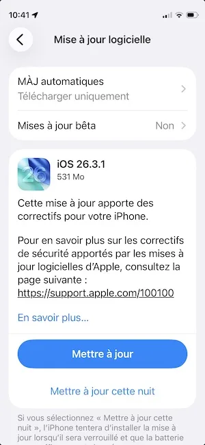 iOS 26.3.1 ipsw