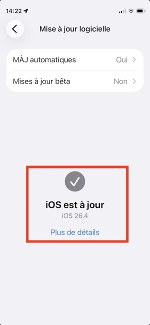 ios 26.4 iphone et ipados 26.4 ipad
