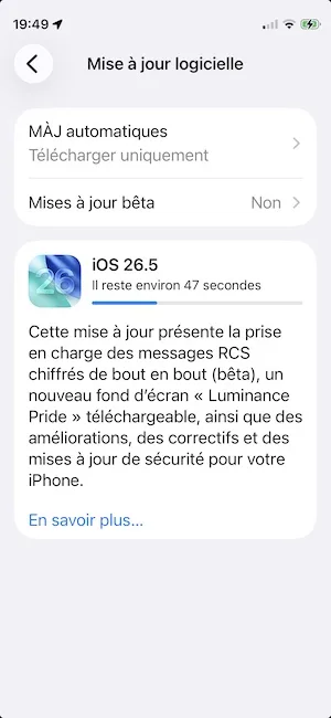 Télécharger iOS 26.5 pour iPhone / iPadOS 26.5 (liens directs IPSW) 2 iphone update ios 26.5