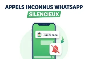 whatsapp appels inconnus