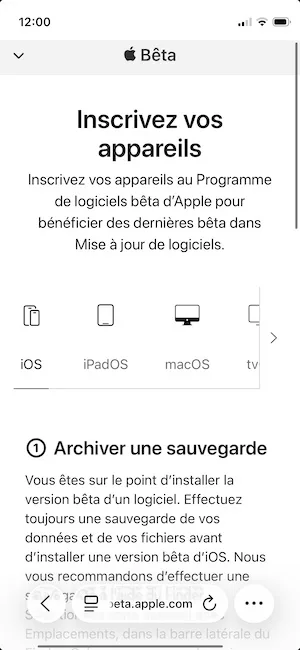 Télécharger iOS 27 beta 1 & iPadOS 27 (Liens IPSW) 1