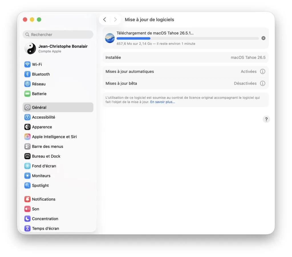 Télécharger macOS Tahoe 26.5.1 en version finale (liens directs PKG + IPSW) 2 telechargement tahoe 26.5.1 version finale