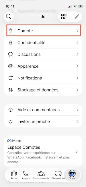 Comment créer un pseudo WhatsApp sans donner votre numéro de téléphone 1 WhatsApp reglages compte