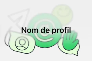 creer un pseudo WhatsApp nom de profil