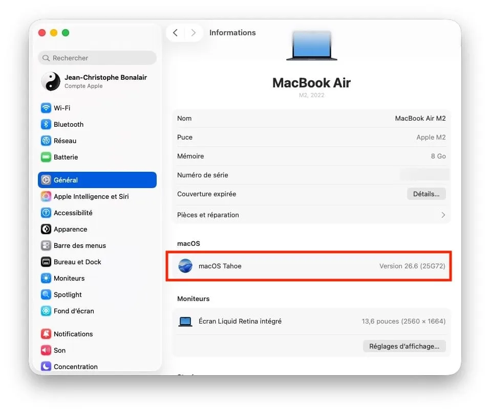 tahoe upadate 26.6 install