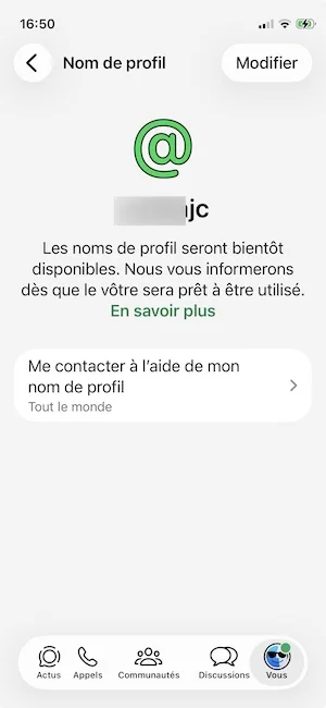 Comment créer un pseudo WhatsApp sans donner votre numéro de téléphone 4 valdier nom de profil WhatsApp