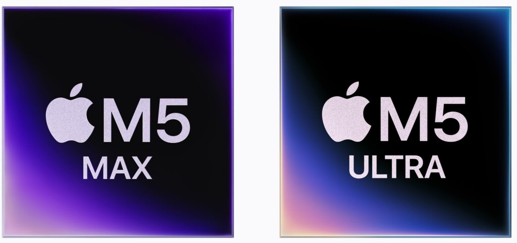 Apple M5 Max et M5 Ultra