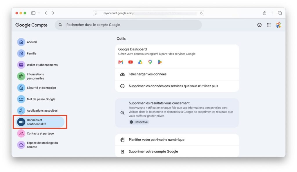 tuto supprimer son compte gmail
