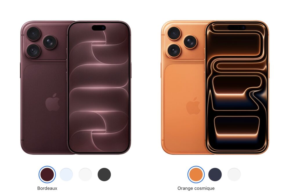 iPhone 18 Pro vs iPhone 17 Pro : quelles sont vraiment les différences ? 6 iPhone 18 Pro vs iPhone 17 Pro couleurs