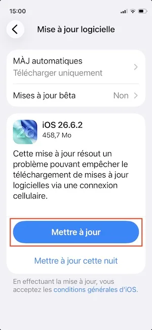 Télécharger iOS 26.6.2 pour iPhone et iPadOS 26.6.2 pour iPad (liens directs IPSW) 1 telecharger iOS 26.6.2