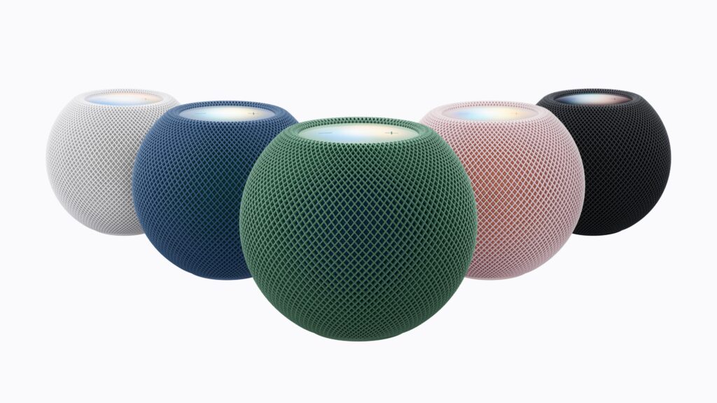 HomePod mini 2 : Apple dévoile la seconde génération de son enceinte connectée 1 Apple HomePod mini 2 en 5 couleurs
