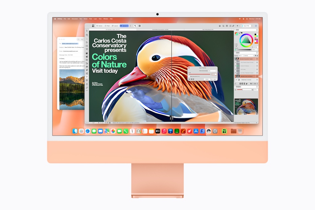 iMac M6 (2026) : Apple dévoile un nouvel iMac plus puissant et dopé à l’IA 4 Apple iMac M6 bureautique graphisme