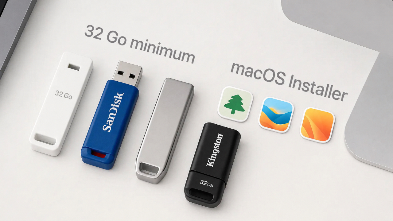 Creer une cle USB bootable macOS